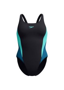 Speedo Colourblock 20 Badeanzug Damen (Gr 38 |schwarz)