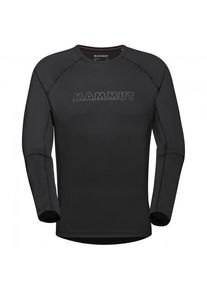 Mammut Selun FL Longsleeve Logo Funktionsshirt Herren (Gr L |schwarz)