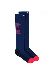 Salewa Ortles Dolomites All Mountain Sock Wandersocken Damen (Gr 39-41 |blau)