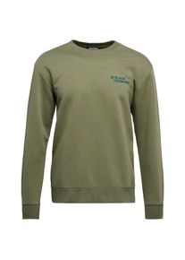 Black Diamond Mini Stacked Crewneck Pullover Men (Gr M |oliv)