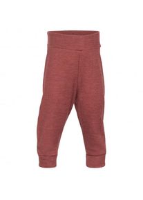 Seidenunterwäsche Engel Baby Hose mit Nabelbund Kinder (Gr 50/56 |rot)