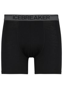 Icebreaker Anatomica Boxers Merinounterwäsche Men (Gr S |schwarz)