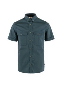 Fjällräven Hemd Fjällräven Övik Air Stretch S/S Shirt Herren (Gr S |blau)