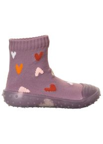 Sterntaler Adventure-Socks Herzen Hüttenschuhe Kinder (Gr 21/22 |rosa)