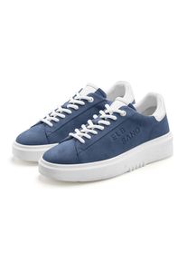 ELBSAND Damen Sneaker "Schnürschuh", Gr. 39, blau, Obermaterial: 95% Ziegenleder, 5% Schafsleder. Futter: 100% Lederimitat. Decksohle: 100%
