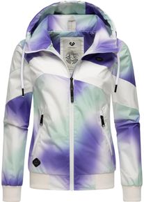 Ragwear Damen Funktionsjacke "Nuggie Block Ombre Intl.", blau, modisch, Gr. XS, Obermaterial: 100% Polyester; Innenfutter: 100% Polyester, Jacken,