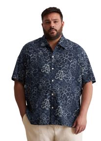 Marc O'Polo MARC O'POLO Herren Kurzarmhemd "in hochwertiger Popeline-Qualität", bunt, casual, Gr. XXXL, bedruckt, Obermaterial: 100% Baumwolle, Hemden