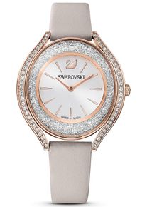 Swarovski Damen Quarzuhr "CRYSTALLINE AURA", rosa, Armbanduhren, Armbanduhr, Damenuhr, Swarovski-Kristalle, Swiss Made