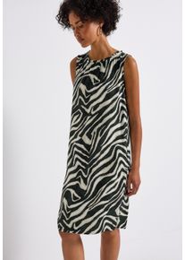 Street One Damen Minikleidpine grove grün, casual, Gr. 40, bedruckt, animal-print, Web, Obermaterial: 100% Viskose, Kleider, mit All-Over Print