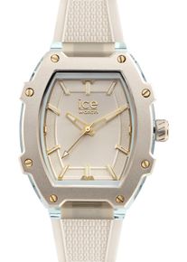 Ice Watch ICE-WATCH Damen Quarzuhr "ICE boliday - Women - Plastic - Small - 3H", beige, Armbanduhren, Armbanduhr, Damenuhr, Silikonarmband, analog