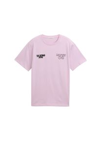 Tom Tailor Jungen T-Shirtgrayish pink, casual, Gr. 164, bedruckt, Obermaterial: 100% Baumwolle, Shirts, mit Front und Back Print