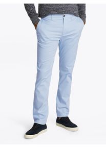 Tommy Hilfiger Herren Chinohose "DENTON PRINTED STRUCTURE CHINO", blau, casual, Gr. 34, Web, Obermaterial: 96% Baumwolle, 4% Elasthan, Hosen, mit