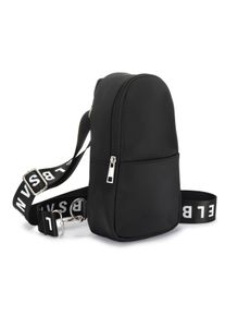 ELBSAND Damen Umhängetasche "kleiner Rucksack", schwarz, Textil, unifarben, Taschen, Crossbody Bag, Handtasche, Schultertasche, Mini Bag VEGAN
