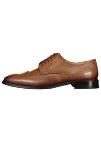 Roy Robson Herren Schnürschuh "Anzugsschuh - Budapester", Gr. 46, braun, Leder, unifarben, elegant, Schuhe