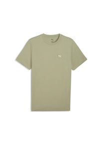 Puma Herren T-Shirt "ESS ELEVATED TEE"lux army, sportlich, Gr. XXL, unifarben, Jersey, Obermaterial: 100% Baumwolle, Shirts