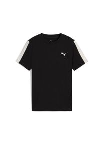 Puma Kinder T-Shirt "ESS TAPE TEE G", schwarz, sportlich, Gr. 152, bedruckt, Jersey, Obermaterial: 100% Baumwolle, Shirts