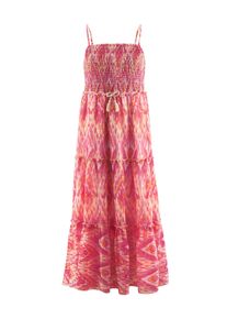 happy girls Mädchen Trägerkleid, pink, casual, Gr. 176, gemustert, Web, Obermaterial: 100% Baumwolle. Futter: 100% Polyester, Kleider, mit Volant