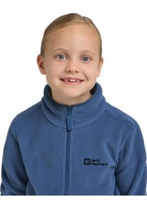 Jack Wolfskin Kinder Fleecejacke "TAUNUS JACKET K", blau, sportlich, Gr. 92, Fleece, Obermaterial: 100% Polyester, Jacken, einfach zu tragen und