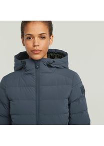G-Star Raw G-STAR Damen Steppjacke "Foundation Padded Long", grau, casual, Gr. M, unifarben, Web, Obermaterial: 100% Polyester, Jacken, leicht tailliert, lang