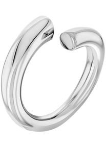 Calvin Klein Damen Fingerring "CK SPIRAL, 35000766B,C,D,E, 35000767B,C,D,E", 54, Edelstahl, 11mm, silber, Edelstahl, Fingerringe