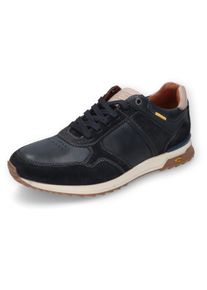 Camel Active Herren Sneaker, Gr. 48, blau, Veloursleder, Glattleder, casual, Schuhe, Runner Sneaker, Schnürschuh, Freizeitschuh mit Lederfutter