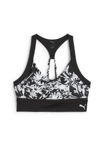Puma Damen Sport-BH "4KEEPS TROPICAL AOP Lang geschnittener BH Damen", Gr. Sschwarz aw 048284 0001, Obermaterial: 85% Polyester, 15% Elasthan;