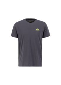 Herren T-Shirt "Alpha Industries Men - T-Shirts Backprint T", grau, Gr. S, Alpha Industries, Obermaterial: 100% Baumwolle, Shirts