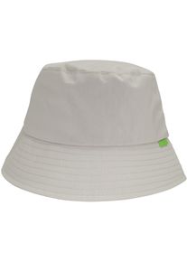 Chillouts Damen Sonnenhut "Ballina Hat", grau, casual, Gr. L, unifarben, Canvas, Kunstfaser, Hüte, mit Hutband zur Größenanpassung