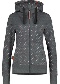 alife and kickin ALIFE & KICKIN Damen Kapuzensweatjacke "Damen PalinaAK B", schwarz, Gr. XS, 50% Baumwolle 50% Polyester, Sweatjacken