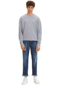 Tom Tailor Herren 5-Pocket-Jeans "MARVIN", blau, casual, Gr. 34, Denim/Jeans, Obermaterial: 98% Baumwolle, 2% Elasthan, Jeans, mit kleinem Logo-Print