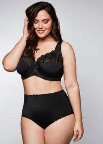sheego Damen Bügel-BH, Gr. 115, schwarz, 50% Polyamid, 40% Polyester, 10% Elasthan, BHs