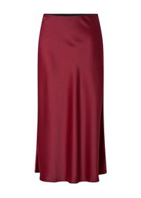 Y.A.S Damen Midirock "YASPELLA HW MIDI SKIRT S. NOOS", rot, modisch, Gr. XS, unifarben, Web, Obermaterial: 97% Polyester, 3% Elasthan, Röcke