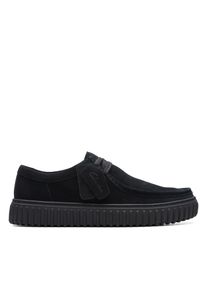 Clarks Herren Schnürschuh "Torhill Lo", Gr. 42, schwarz, Veloursleder, casual, Schuhe, Freizeitschuh, Halbschuh, Schnürschuh mit herausnehmbarem