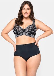 sheego Damen Bügel-BH, Gr. 105, schwarz, 82% Polyamid, 18% Elasthan, BHs