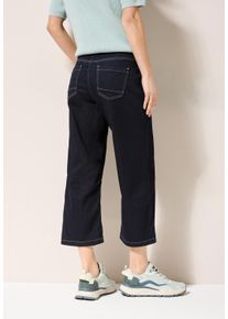 Cecil Damen Loose-fit-Jeans, blau, casual, Gr. 32, unifarben, Jeans, 75% Baumwolle, 23% Polyester, 2% Elasthan, Jeans, High Waist