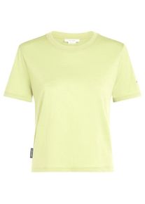 T-Shirt Icebreaker Merino 150 Tech Lite III S/S Crop Tee Damen (Gr XL |gelb)