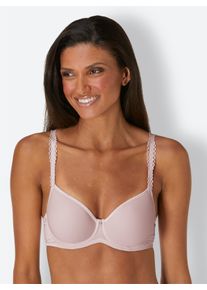 Viania sheego Große Größen T-Shirt-BH mit Bügel, puder, Größe 95C - Damen