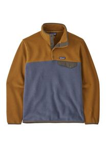 Patagonia Lightweight Synch Snap-T P/O Fleecepullover Herren (Gr XS |braun/blau)