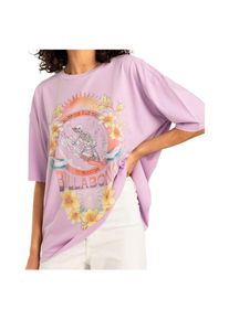 Billabong Goes Around Here T-Shirt Damen (Gr L |rosa)