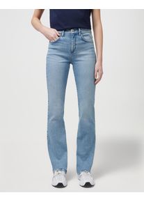 Wrangler Damen Bootcut-Jeans "WRA-W28B"southeast, casual, Gr. 32, Denim/Jeans, Obermaterial: 99% Baumwolle, 1% Elasthan, Jeans