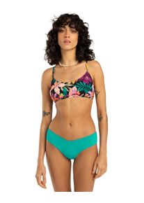 Billabong Damen Bade-Shirt "Sol Searcher"night tropical, Gr. XS, 86% Polyamid, 14% Elasthan, Bikini-Oberteile