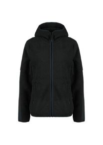 Stoic NorrvikSt Pile Fleece Hoody Fleecejacke Damen (Gr 36 |schwarz)