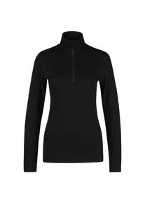 Merinounterwäsche Icebreaker 200 Oasis L/S Half Zip Damen (Gr XL |schwarz)