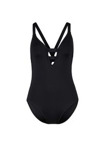 Seafolly Collective Deep V One Piece Badeanzug Damen (Gr 6 |schwarz)
