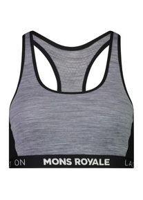 Merinounterwäsche Mons Royale Sierra Sports Bra Damen (Gr XS |grau)