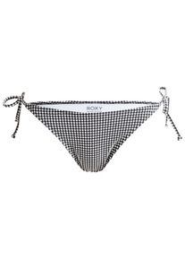 Roxy Gingham Cheeky Ties Bikini-Bottom Damen (Gr XS |grau)