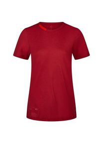 Transhumance Basic T-Shirt Merinounterwäsche Damen (Gr S |rot)