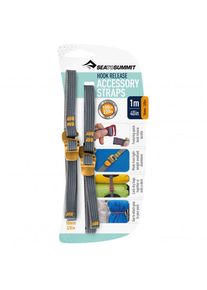 Sea To Summit Tie Down Accessory Strap with Hook Rucksack-Zubeh&ouml;r Trekking (Gr 10 mm - 1 m |gelb)