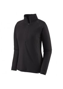 Kunstfaserunterwäsche Patagonia Cap Midweight Zip Neck Damen (Gr XS |schwarz)
