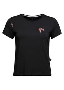 Chillaz Iseo Mountain Logo T-Shirt T-Shirt Damen (Gr 36 |schwarz)